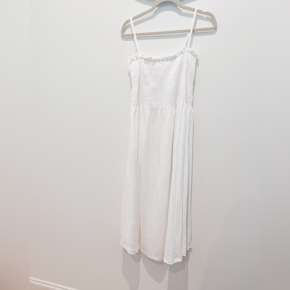 H&M white midi dress!